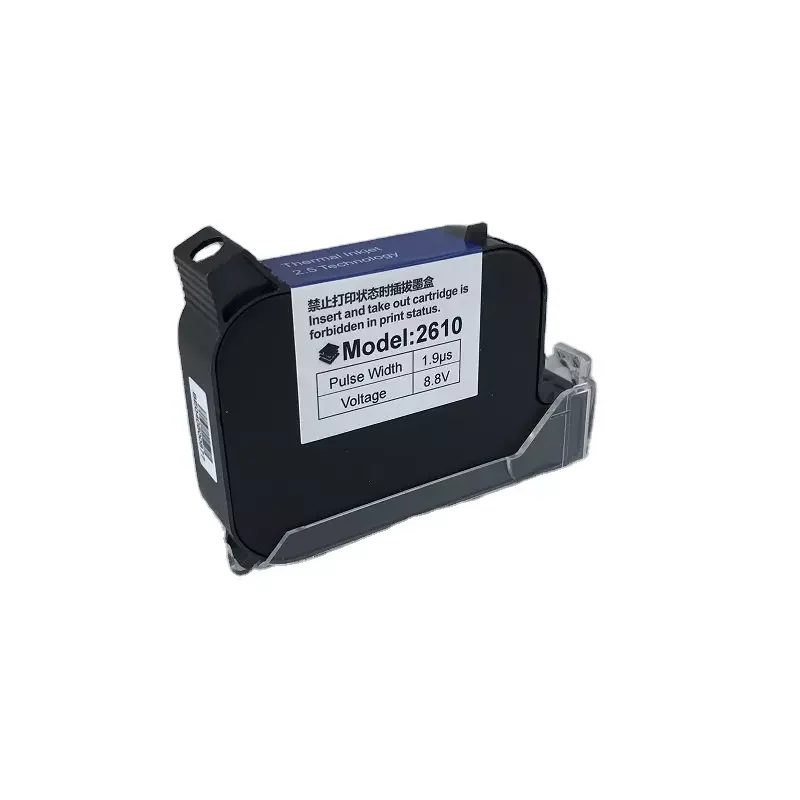 Solvent Fast Dry Handheld Ink Cartridge TIJ 2.5 Black Compatible Full 2580 2610 Solvent