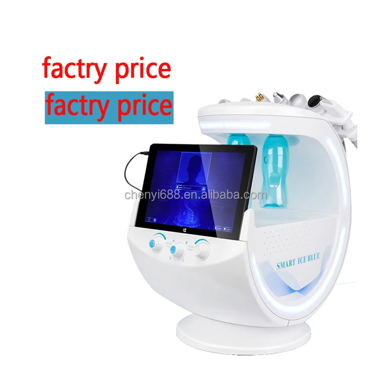 Factory Price Oxygen Jet hydra skin Facial Massager hydrofacials smart ice blue Hydrafaci beauty machine