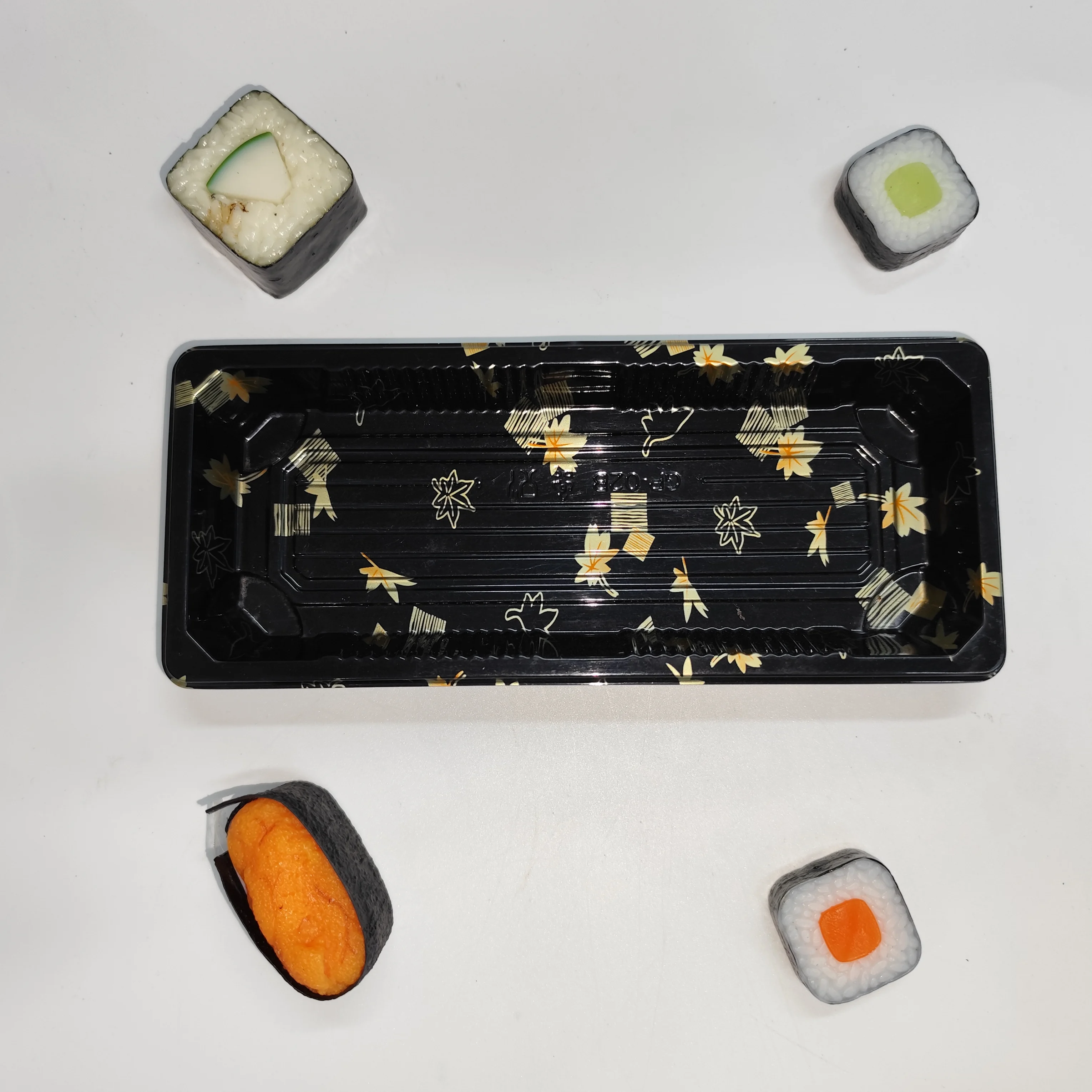 Wholesale High Quality Rectangular Sushi Box Disposable Plastic Sushi Container For Sushi Restaurants And Supermarkets