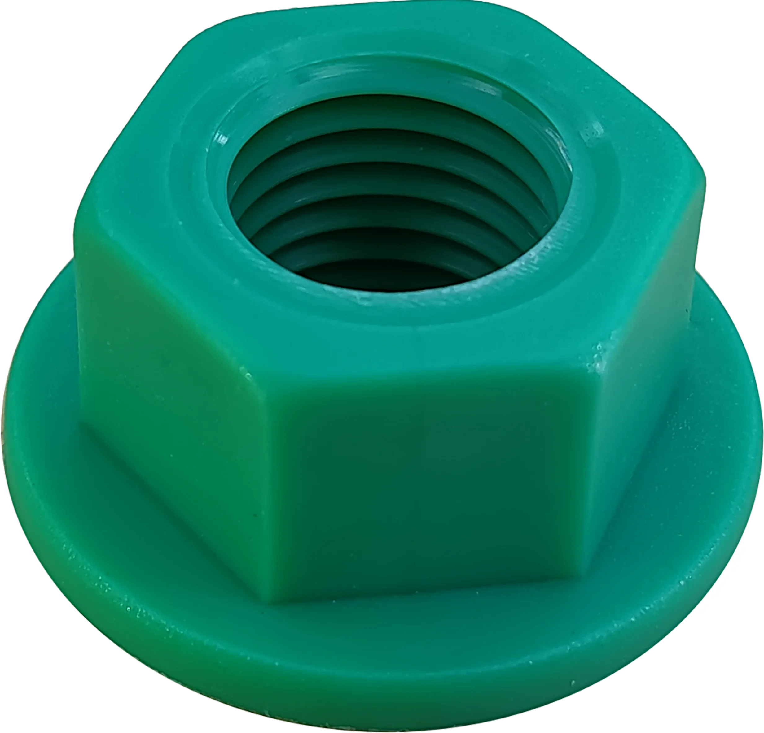Plastic hex nut nylon lock nut  high quality screw  anti-corrosion acid and alkali resistant hex nut