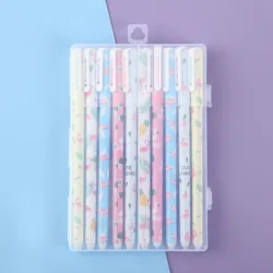 Colored Ink Gel Pens Set for Kids Adult Coloring 0.5mm Extra Fine Point Cute Stationery