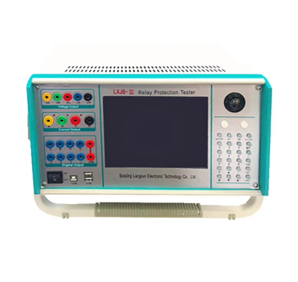 3 phase relay test set secondary injection relay tester relay protection testing device