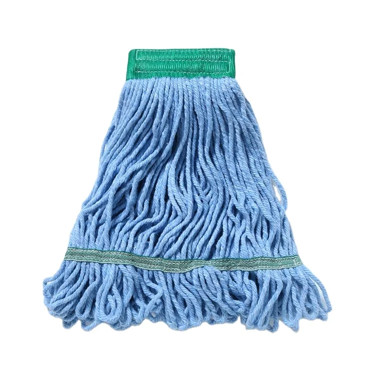 Hot Selling Custom Floor Cleaning Commercial Industrial Cotton Mop Heads Replacements