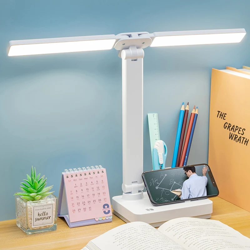 New Product Desk Study Reading Light Dimmable Stepless Touch Dimming Pen holder Table Lamp