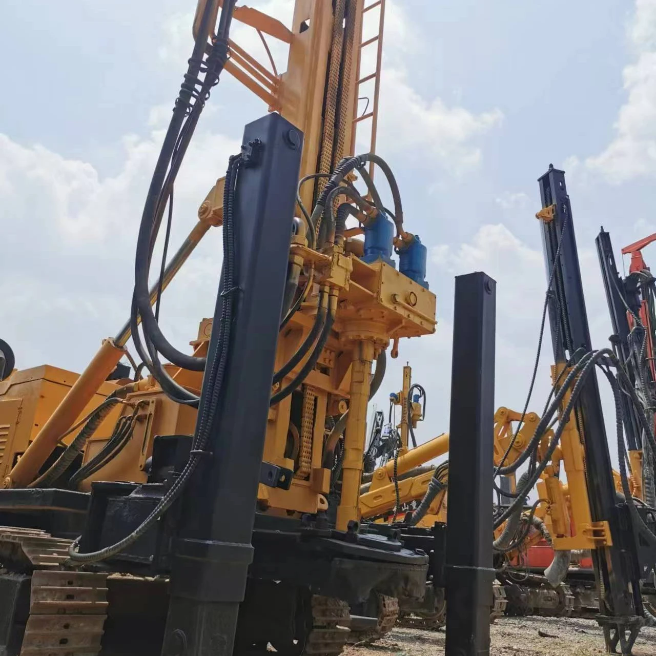 600m second-hand 4.5m tower water well drilling rig used borehole machine borewell drilling rig