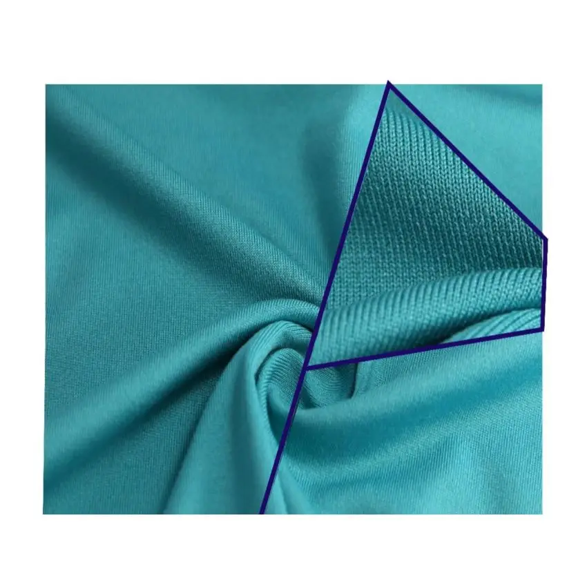 Polyester Back Peach Skin Fabric With Permanent Wicking Microfiber Jersey Peach Fabric For Sportswear Jersey