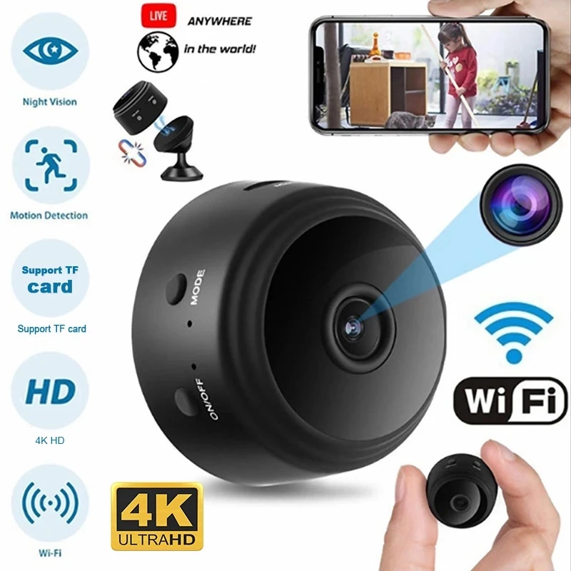  1080P видео регистратор A9 Wifi беспроводной экшн умный дом безопасности P2P микро мини