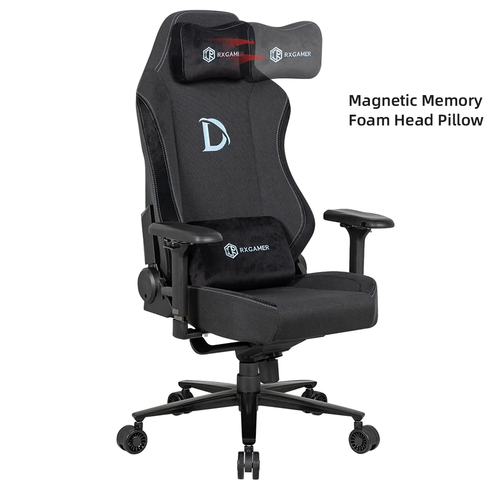 Zhejiang custom logo comfortable removable high back modern swivel gaming chair with magnetic headrest