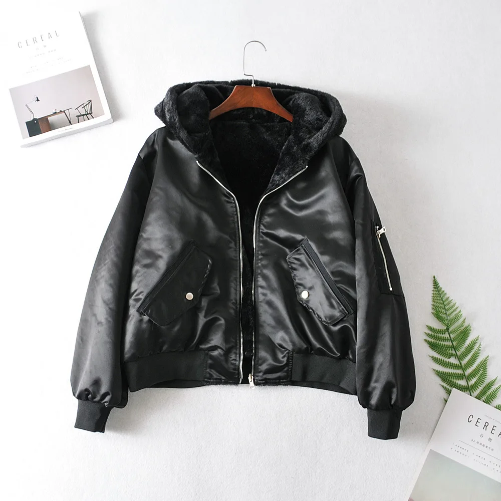 New Arrivals Both Sides Womens Jacket And Coats Winter Coat Women Bubble Coats