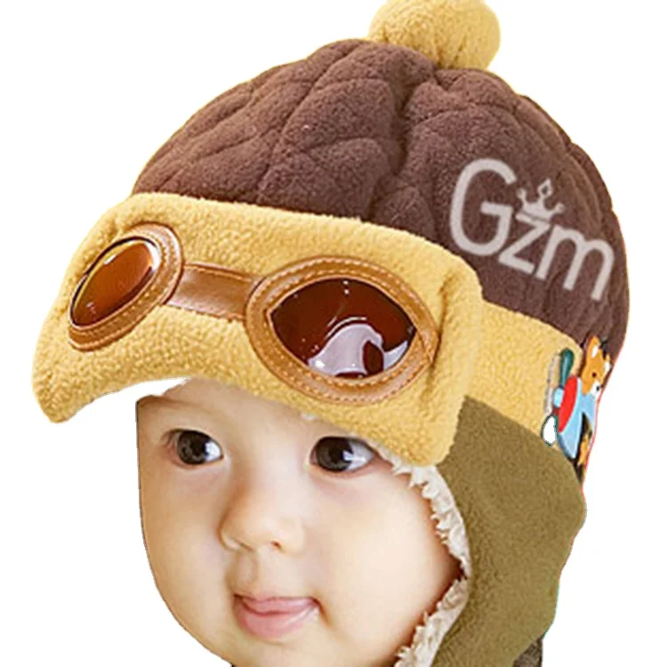 Лидер продаж Guangzhou Дети Мода hat зима мультфильм детей пилотов кепки