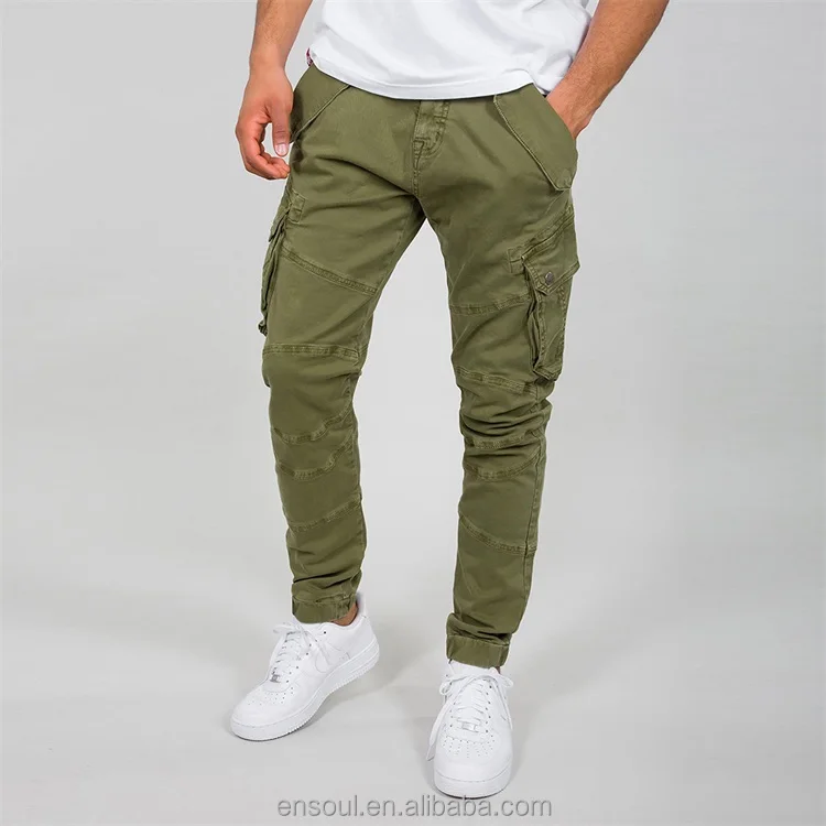 OEM Wholesale customized multi functional pockets mens zipper wide leg streetwear cargo pants