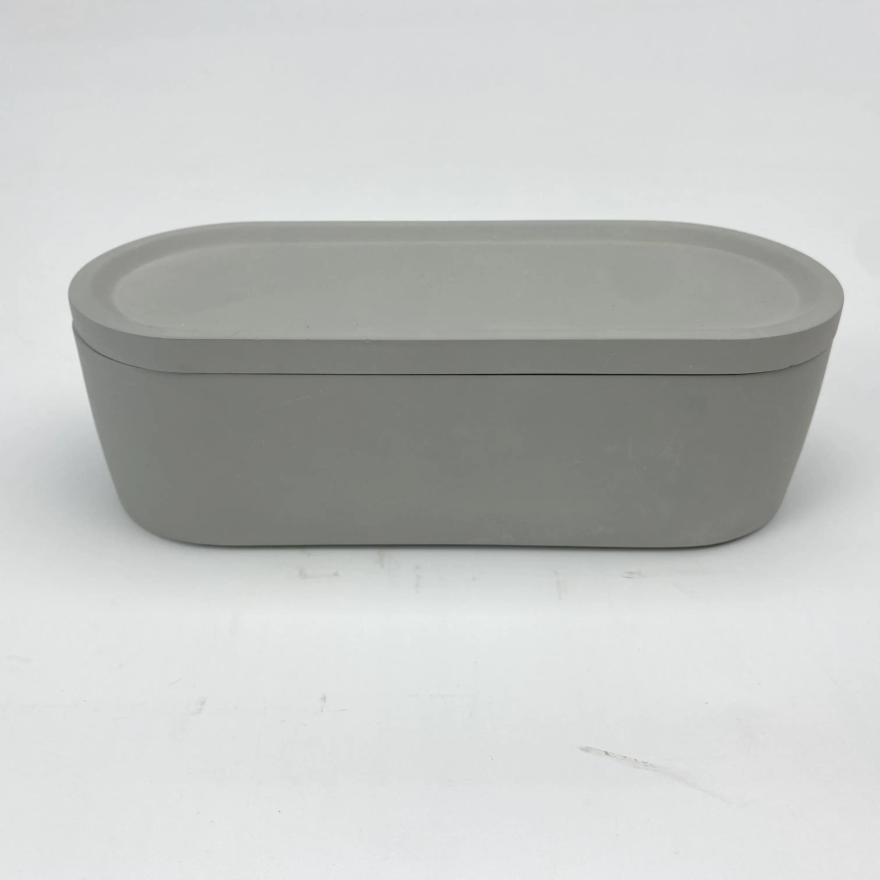 Transparent concrete  Home Colored Cube cement  Jewelry Storage Box