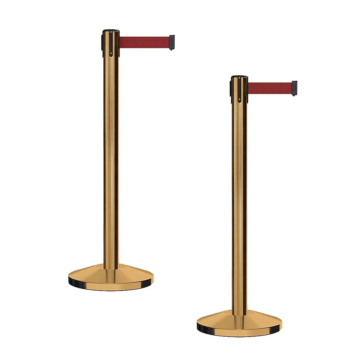 Classic Galvanized Titanium Retractable Belt Stanchion