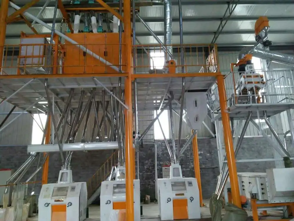 Automatic 60T/D commercial wheat flour milling grinding machine flour mills for sale Fine Flour Maida