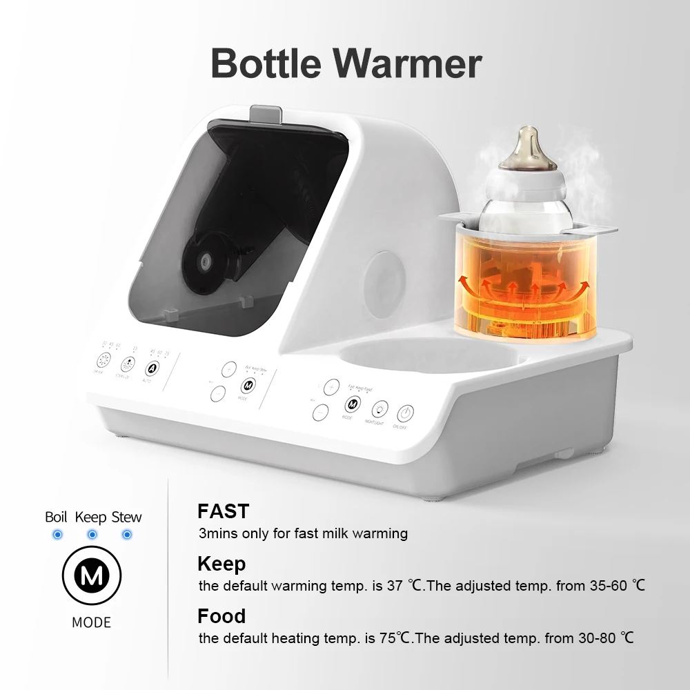 Multifunctional Sterilizer with Bottle Warmer,BPA free
