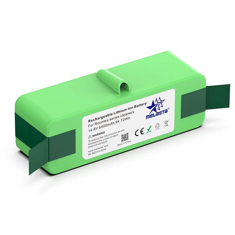 Replacement 14.8v 6400mah Lipo Roomba Battery For Irobot Roomba R3 500/600/700/800/900 Robot Cleaner Batteries