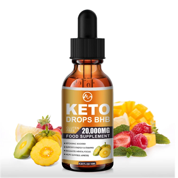 Factory Custom Private Label 50ml Fat Burner Weight Loss Keto Supplies For Men And Women Liquid Keto Diet Drops