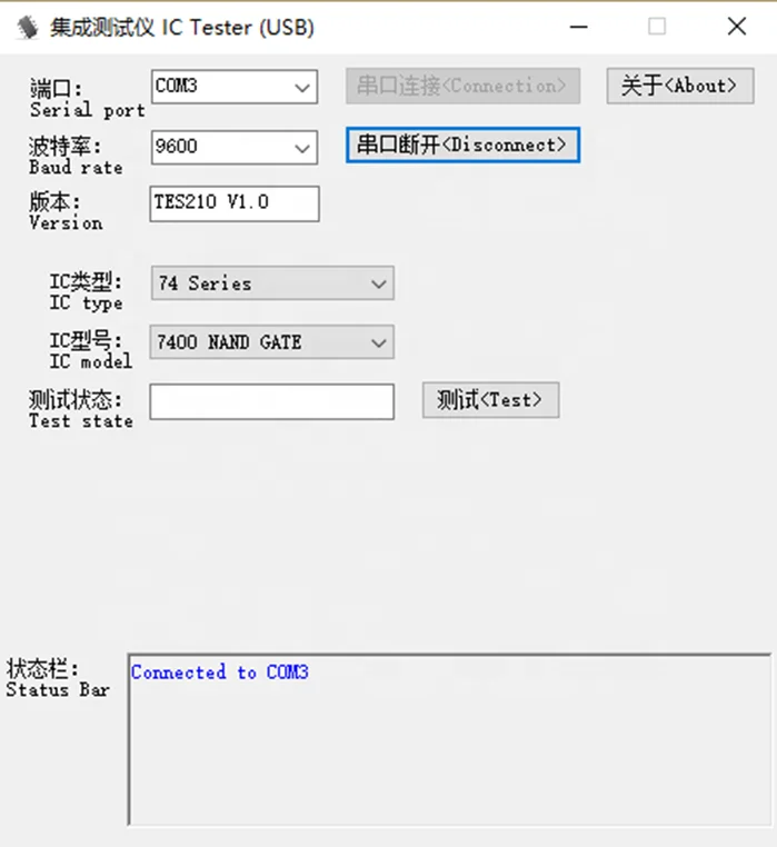 Taidacent 74 40 Series IC аналоговый чип TES210 USB цифровой тестер модуль судьба журнала интегральной схемы