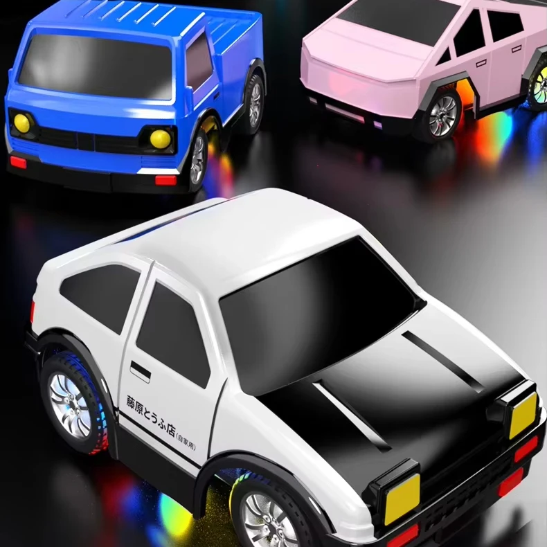 4DRC Hot Sale Watch Mini Racing Car Toys Watch Remote Control Car Toys 2.4ghz Mini Remote Control Watch Alloy Car USB Charging