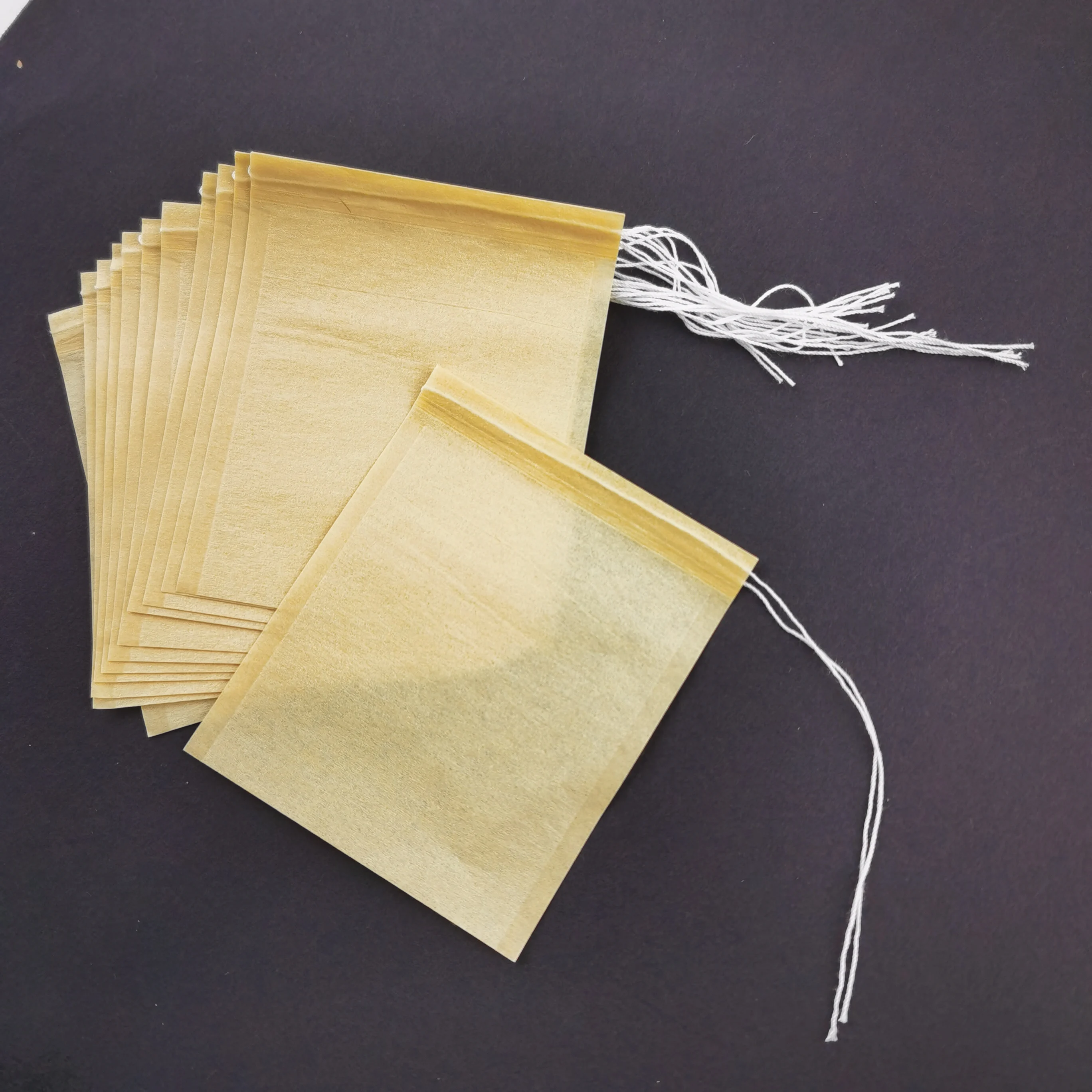 Factory Direct Sales 100 Pcs Filter Paper Square Tea Bag Filter Paper For Tea Bags