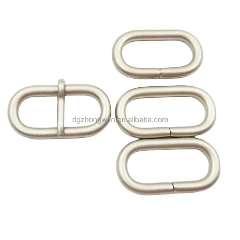 
Military Heavy duty Style ZULU Watch Rings Buckle Sandblast Silver Metal Watch Strap Buckle for 20mm 22mm Watch Straps 