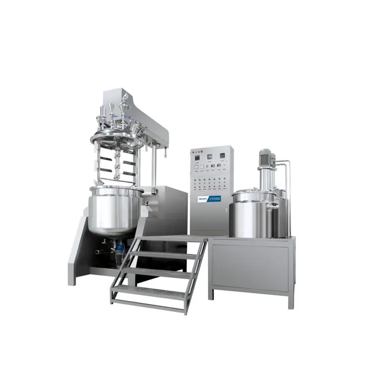 QIHANG Paste Cream Cosmetic Cream Mixing Making Machine Mixer Vacuum Homogenizing Emulsifier