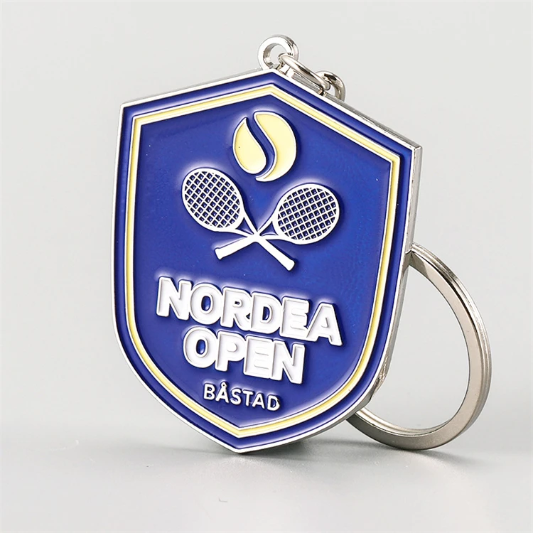 Promotional Gift Zinc Alloy Key Chains Keyring Holder Custom Shape Round Car Soft Hard Enamel Custom Logo Metal Keychain