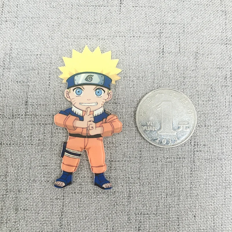 10 дизайн аниме Uzumaki Uchiha Sasuke Itachi Akatsuki акриловая магнитная наклейка на холодильник