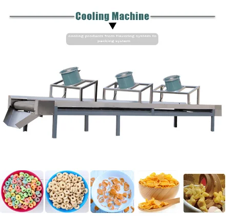 Automatic Industrial Breakfast Cereal Corn Flakes Making Machinery Equipment