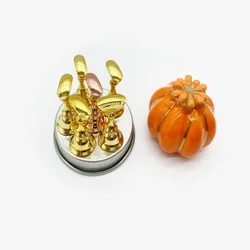 Nail Polish Display Bar Pumpkin Base Magnetic Chess Nail Tip Practice Base Acrytic Stand Holder 5 Colors
