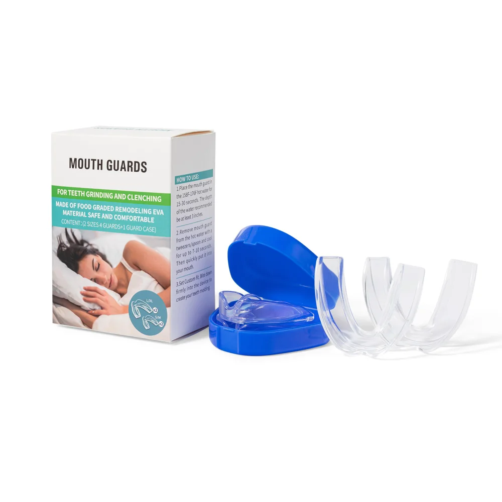 Professional Dental Night Guard 2 Packs Anti Grinding Teeth Grinding Guard Upgraded Multi-Purpose Teeth Whitening Accessories