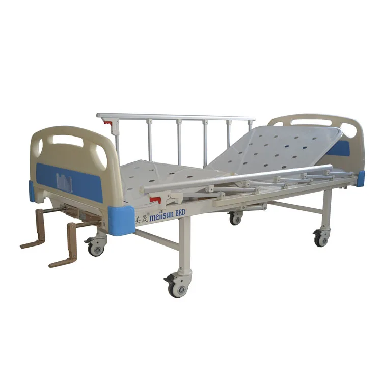 BCA-133-A Hot sale good quality  Hospital furniture ABS 2 Two crank Manual  for sale hospital bed