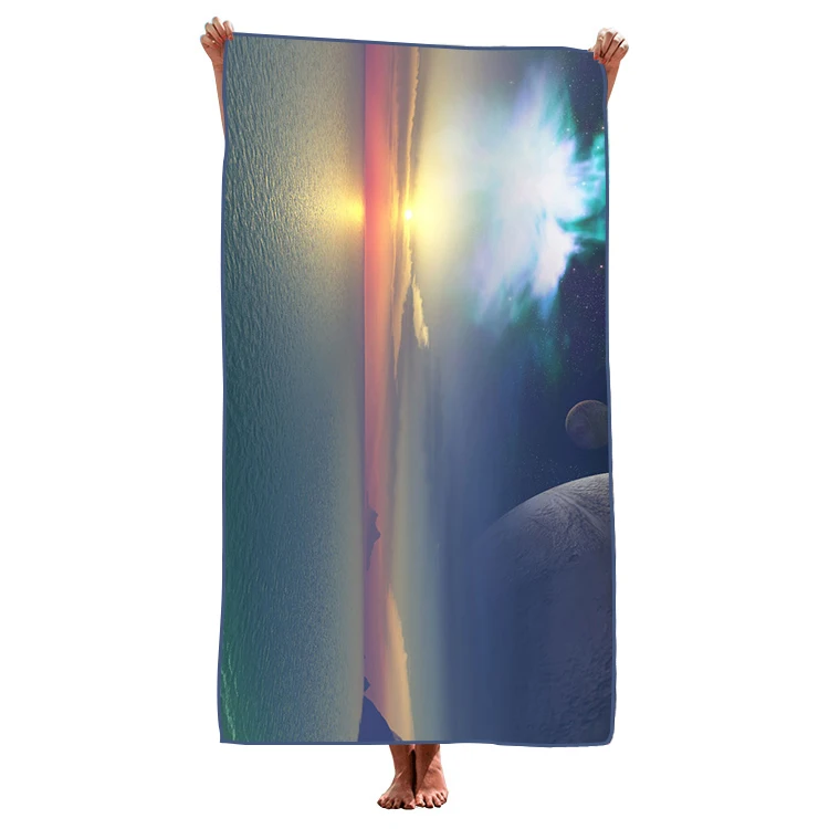 Quick Dry Camping Sports Beach Backpacking Gym fast dry sand free microfiber bath beach towel yoga mats