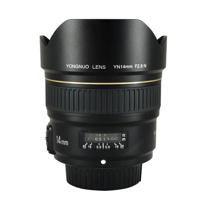 
YONGNUO camera lense YN14mm F2.8 Auto Focus AF/MF Ultra Wide Angle Prime Lens with USB Firmware Upgrade 
