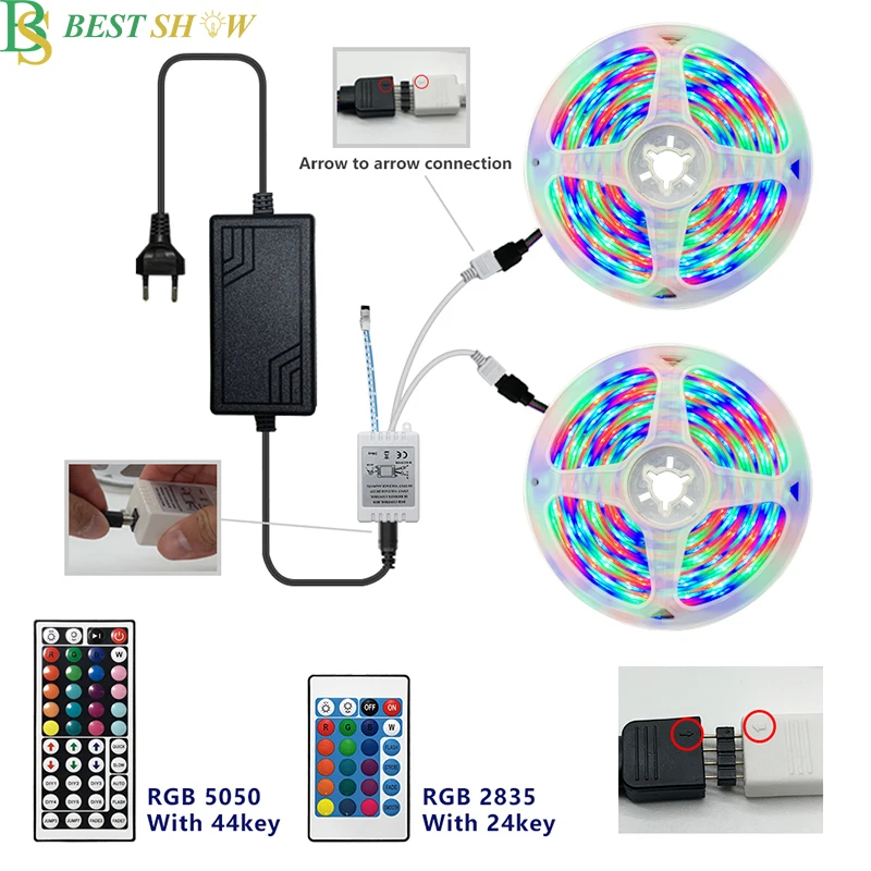 RGB светодиодные полосы света Luces; Большие размеры