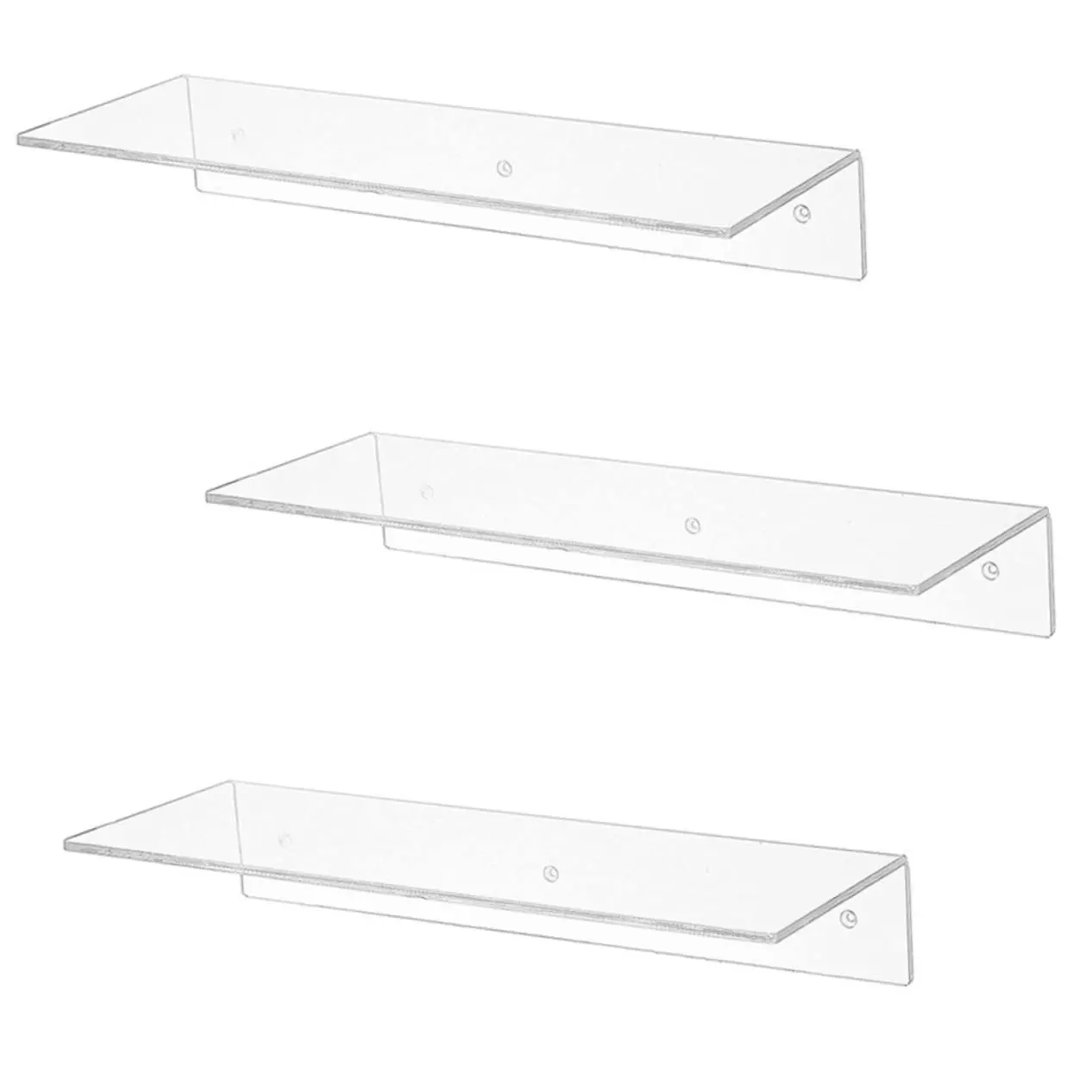 Настенная акриловая полка 24x5 9x2 5 дюймов