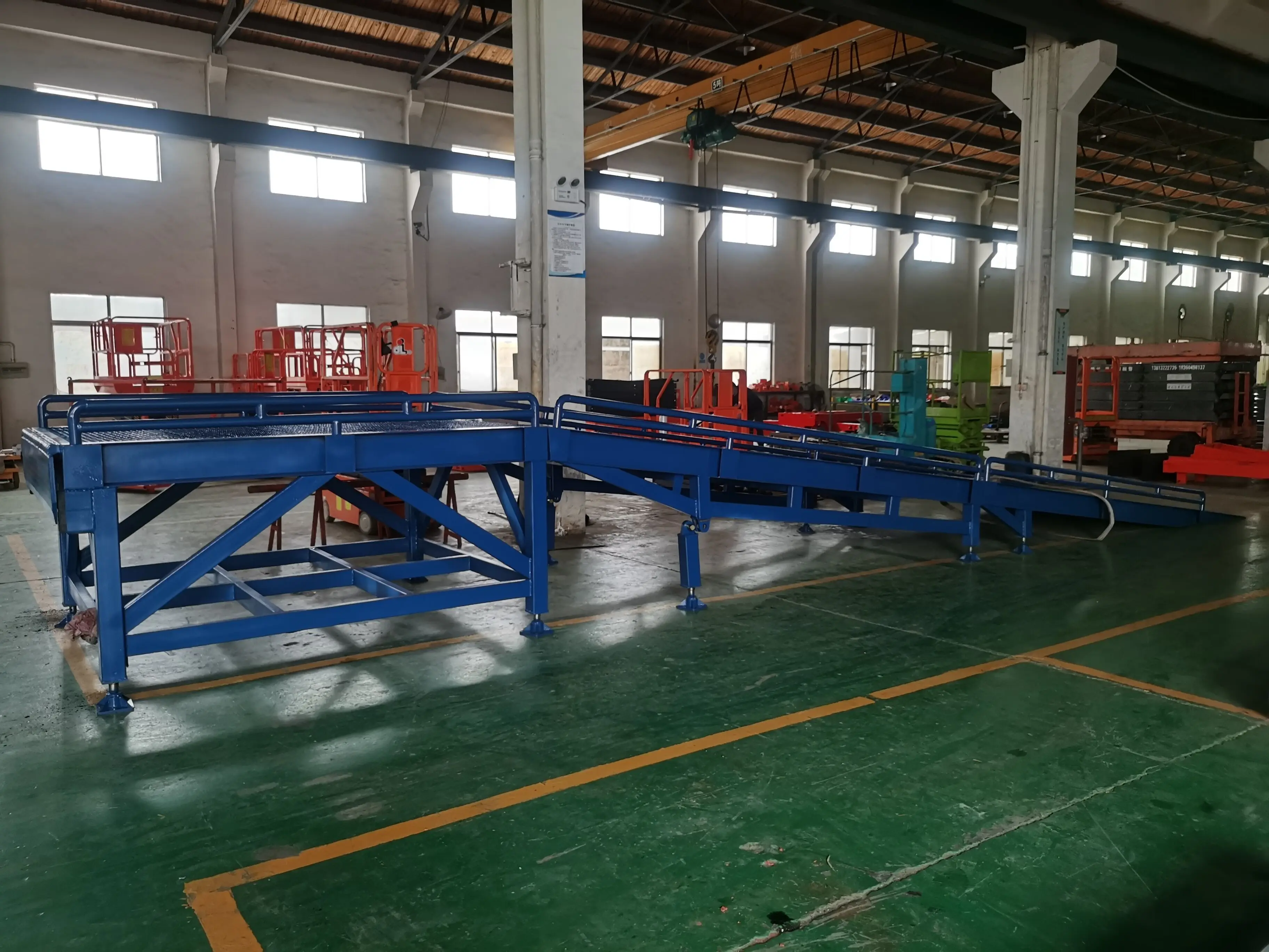 10 ton hydraulic loading ramp for truck