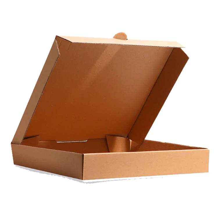 
Kraft Paper Color 6 Inch No Printed Pizza Box 
