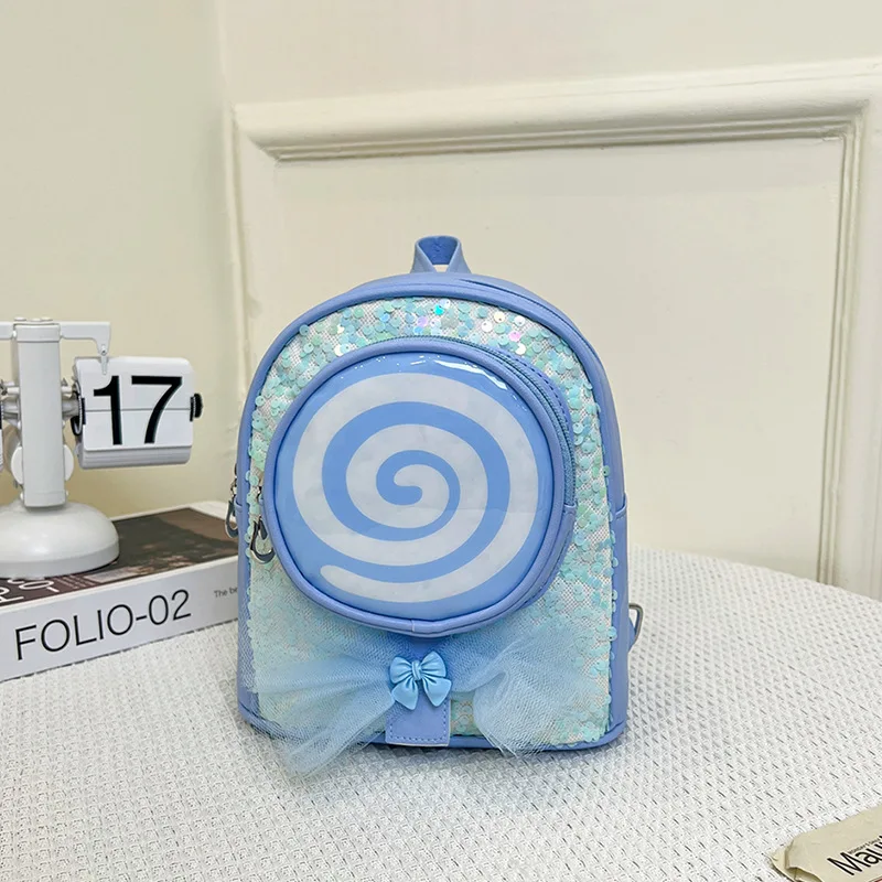 Cute Cartoon Kids Backpack Baby Toy School bag Student Kindergarten Lollipop Backpacks For Girls