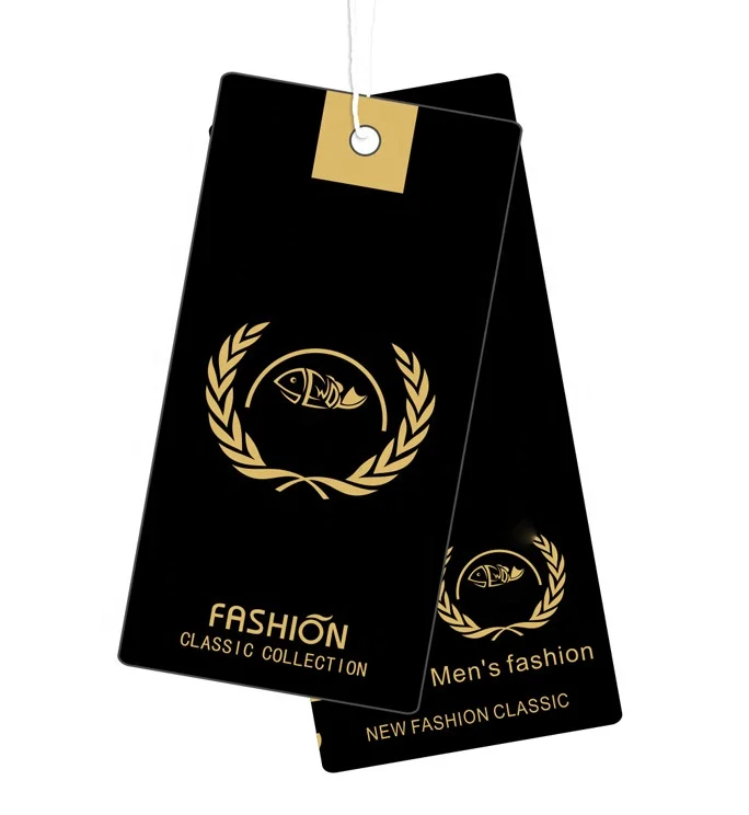 Private Custom Recycled Paper Clothing Hang Tags