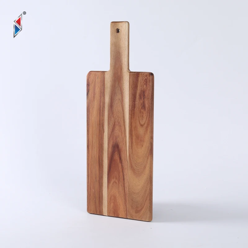 Настоящий материал прочный и устойчивый к падению Высококачественная разделочная доска из дерева акации