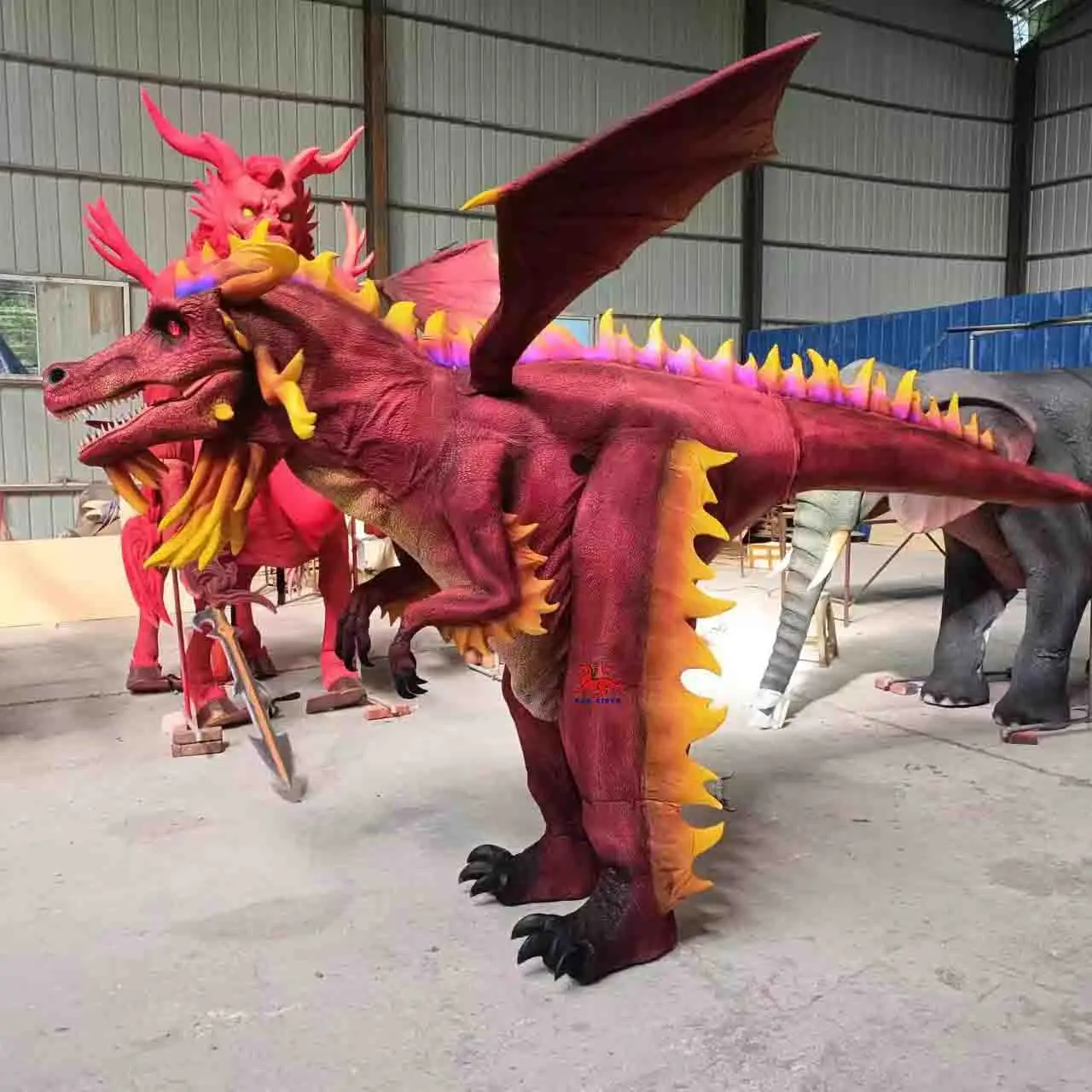 Mechanical Dragon Costume for adults theme park party hire animatronic dragon costume