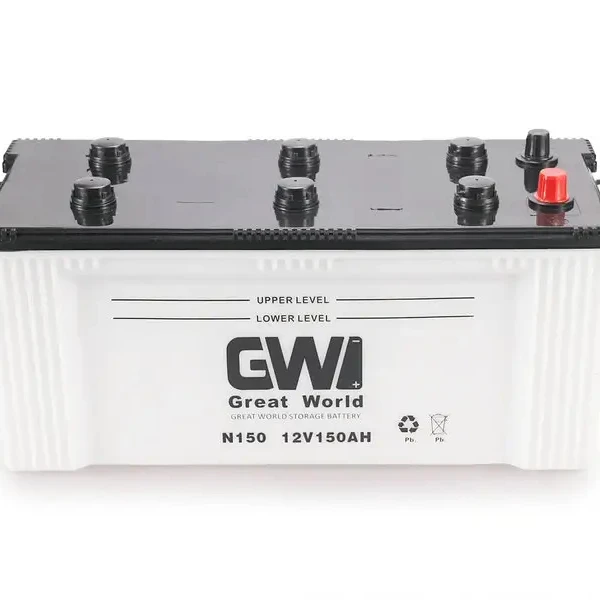 New Design 12v 150 Ah Jis Lead Acid Dry-Charged Car Battery Middle East South America Southeast Asia Auto Battery