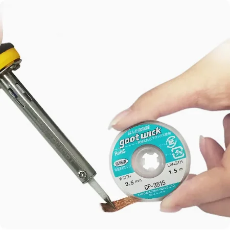 Repair tool low residue 1.0/1.5/2.0/2.5/3.0/3.5mm wide 1.5m long 100% copper to remove welds