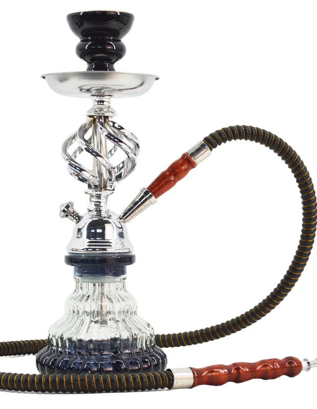 Wholesale Hot Sale In Stock Goods Cheap Chicha Customize logo Iron 29cm Shisha Portable Hookah Set