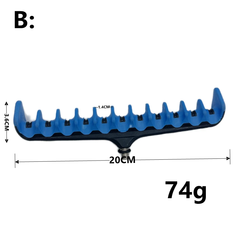 Fishing Rod Rest Bracket Carp Fishing Rod Rest Head Gripper Fish Rod Pod Holder Pole Bracket Support Accessories
