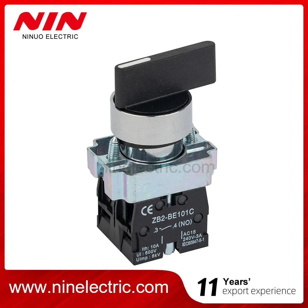 22MM waterproof XB2-BJ33 3 position selector push switch button