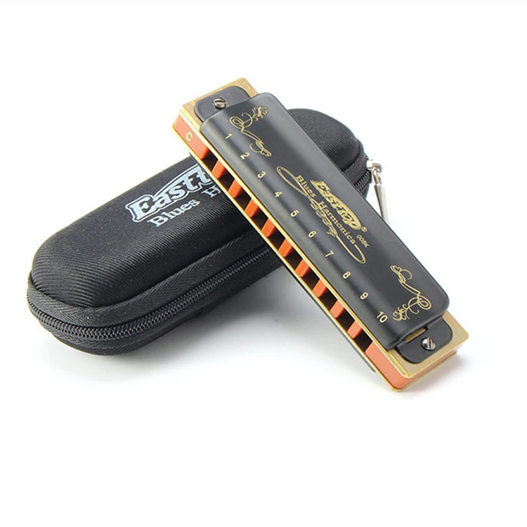 EASTTOP T008K 10 hole blues harmonica musical instrument harmonica