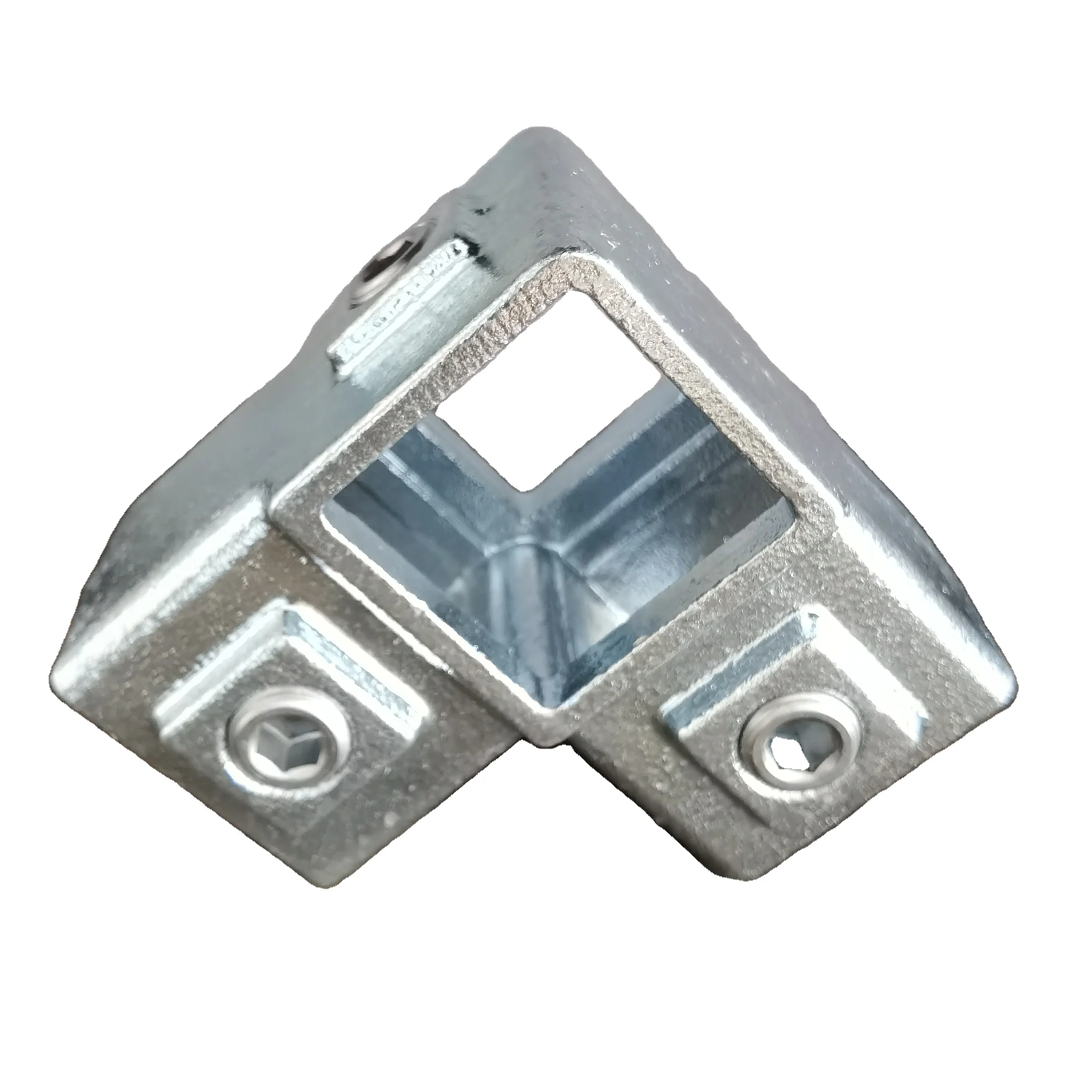 Square Tube Frame cast iron Elbow for key clamp fencing