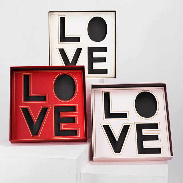 paper rose love gift box luxury PVC window preserved soap floral valentine cajas para flores y amor flower box with foam
